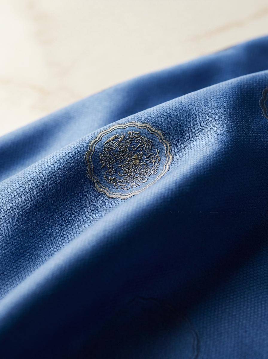 083637_gdkCJ Dragon and Phoenix Bring Prosperity - Navy Blue - 图片 1