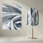 A Heart Within Square Inches-Silver Gray