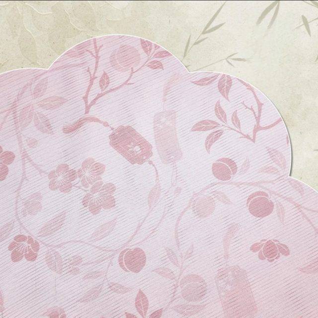 d6349 Peach Blossom Verse - 图片 1