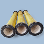 Wear-resistant ceramic hose