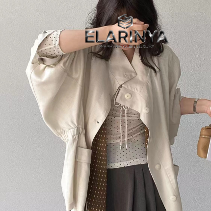 Tencel Cotton Fashion Trench Coat