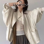 Tencel Cotton Fashion Trench Coat - 图片 2